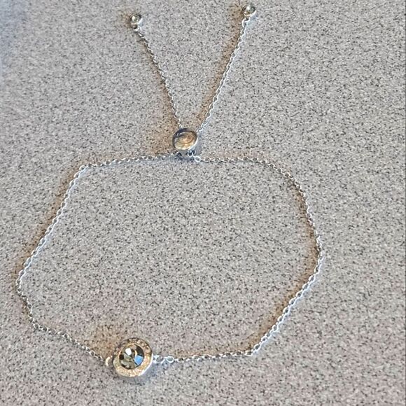 COACH ADJUSTABLE SLIDER BRACELET MSRP $78 NEW silver - Picture 16 of 16